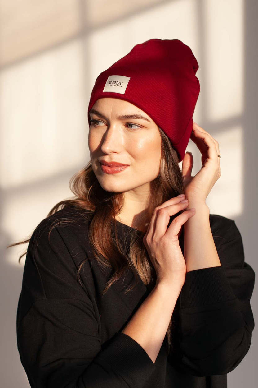 Czapka NOYA bordo -30%