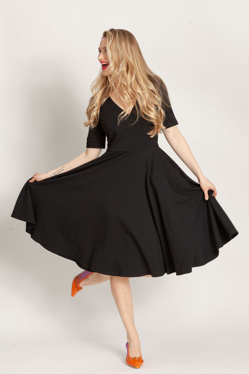 Sukienka AURA MIDI black