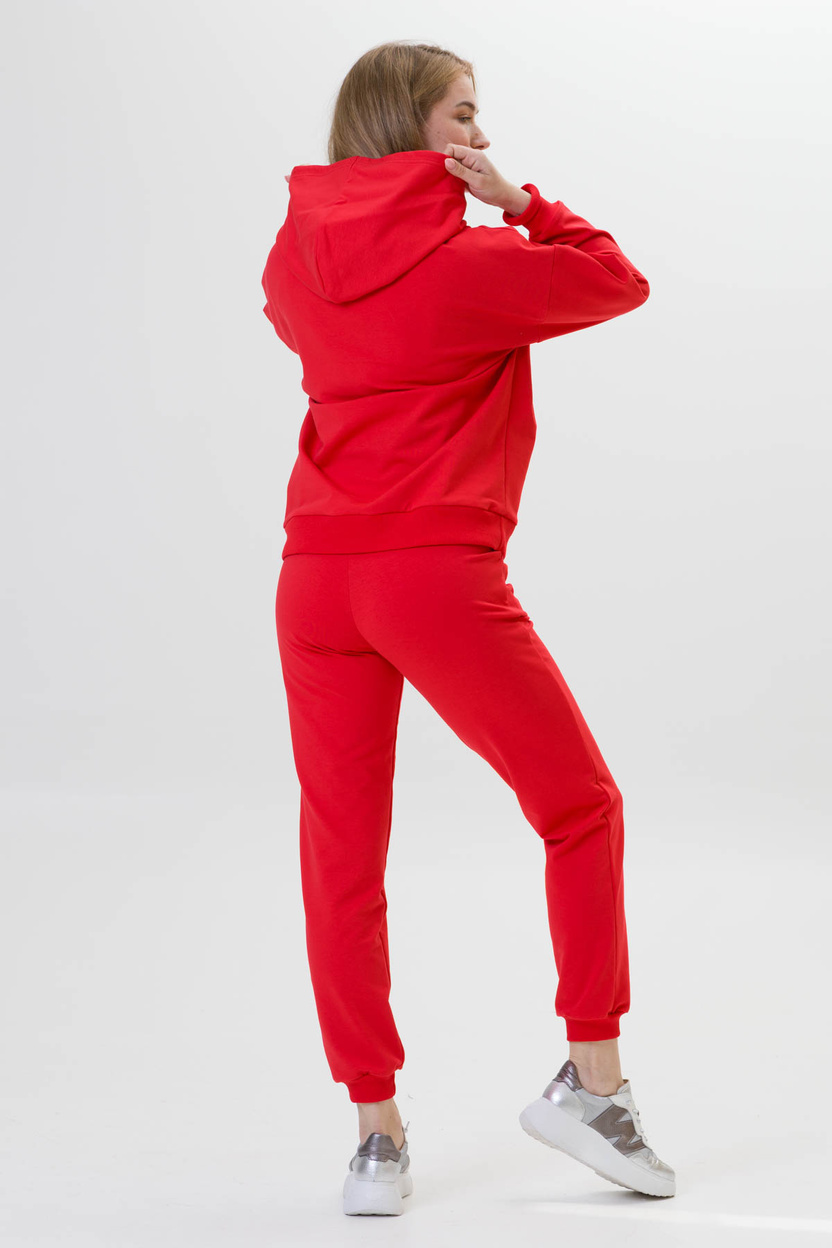 Bluza z kapturem LANA czerwona