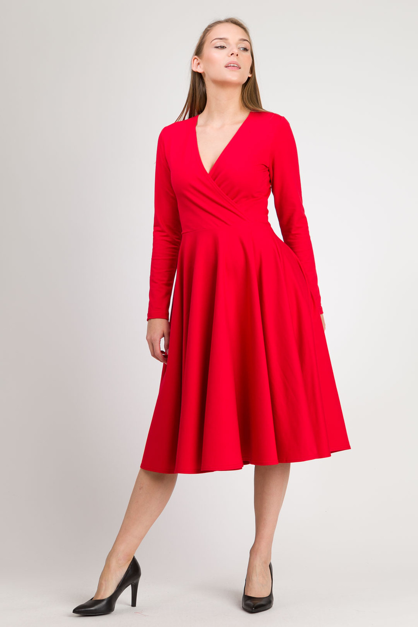 Sukienka PARIS MIDI red -40%