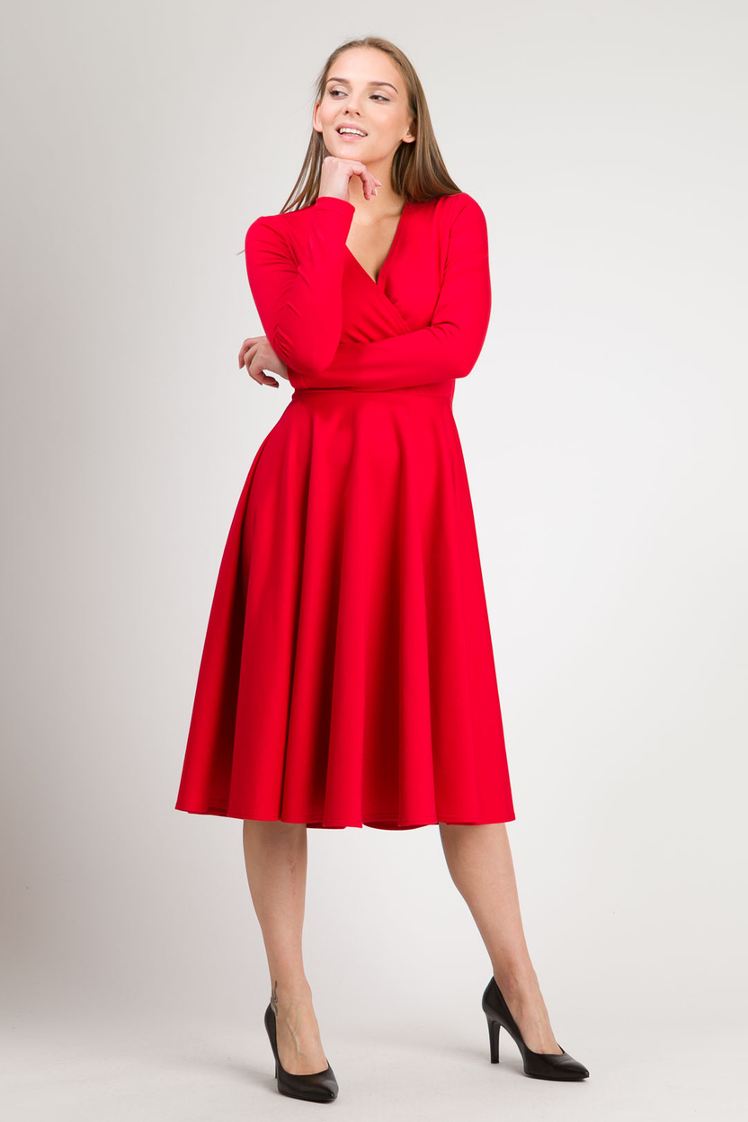 Sukienka PARIS MIDI red -40%
