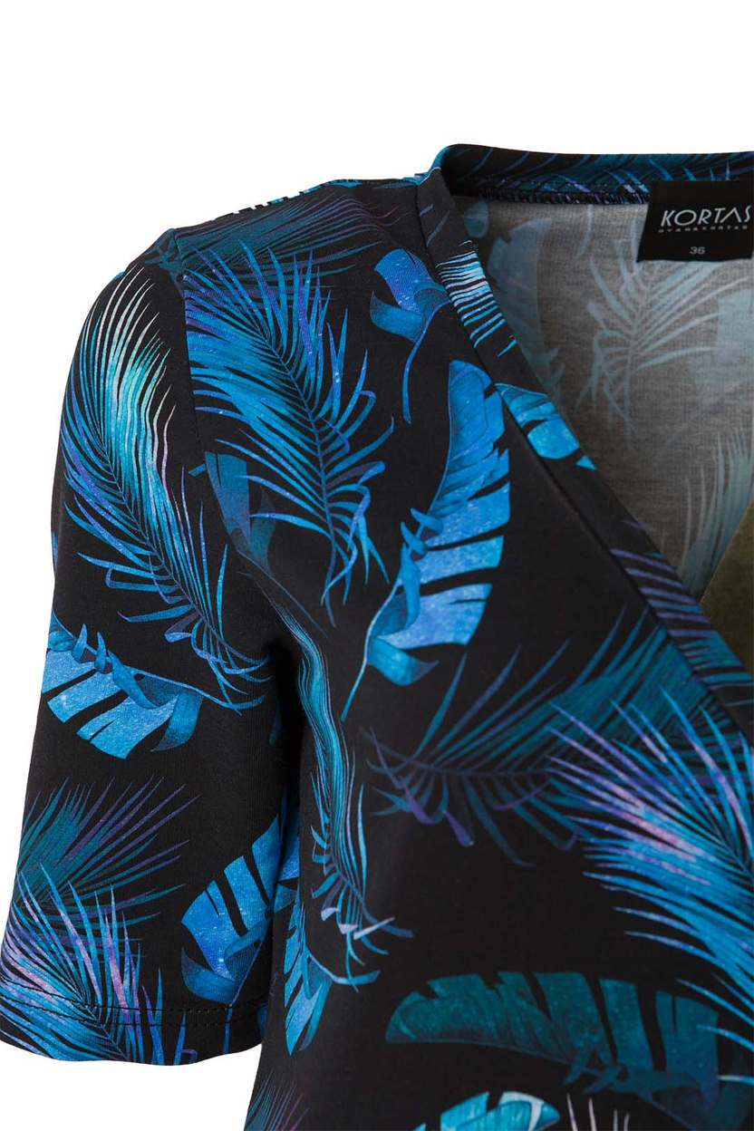 Sukienka AURA MIDI print pióra -30%