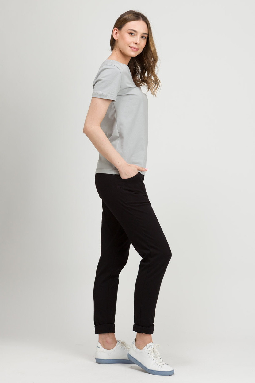 Bluzka Boni V-neck popiel -40%
