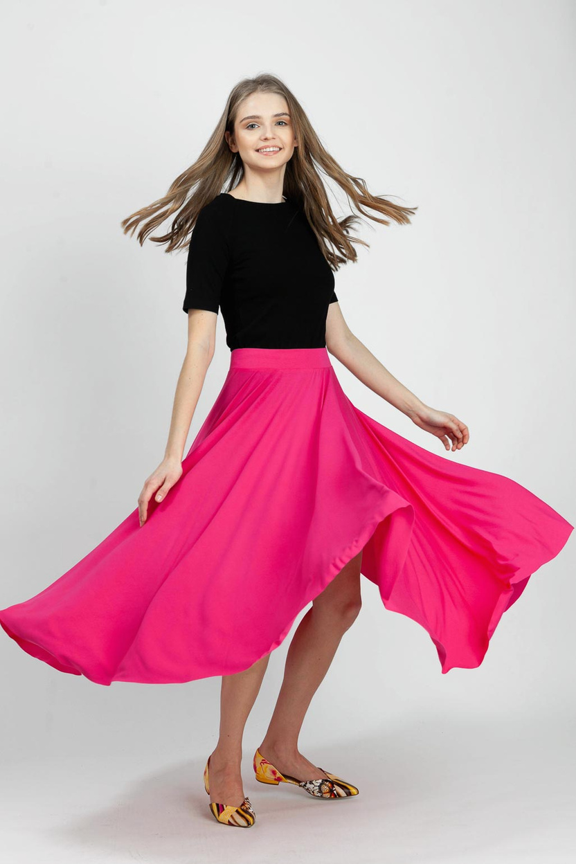 Spódnica z koła LONNA pink