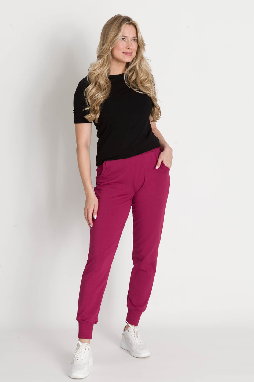 Spodnie KATRIN wiśnia -20%