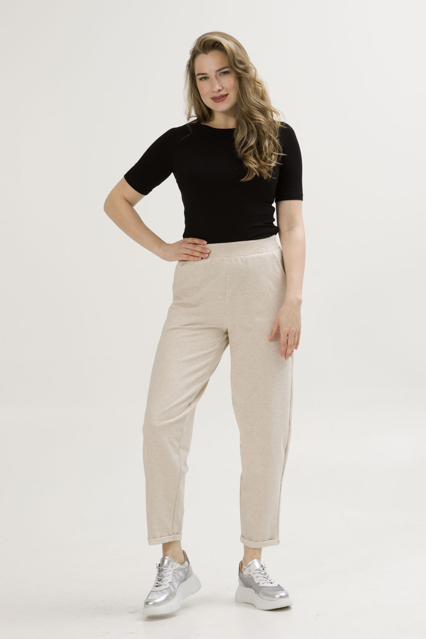 Spodnie CARRIE beżowy melanż -20%