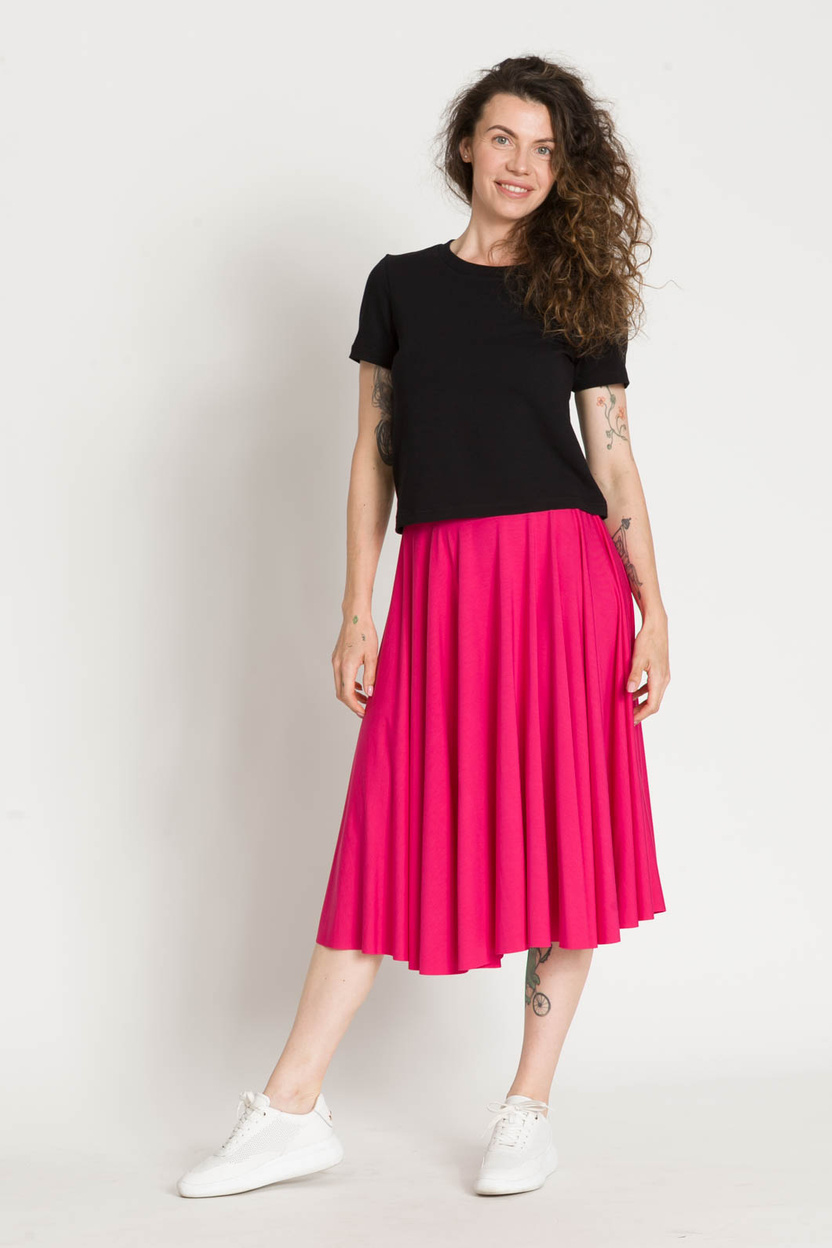 Spódnica z koła LONNA fuksja -20%