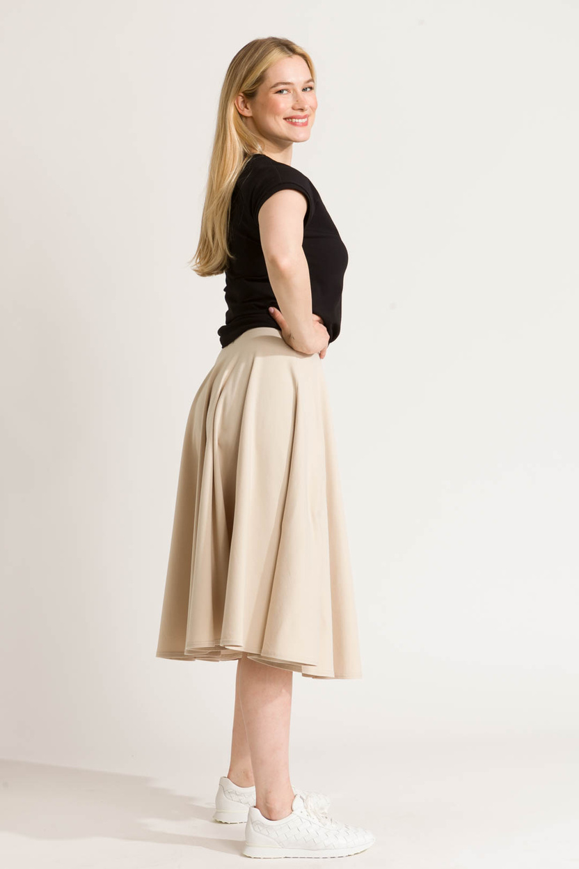Spódnica NANCY MIDI beige -30%