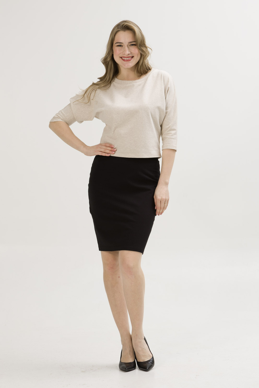 Bluzka YOKO beżowy melanż -20%