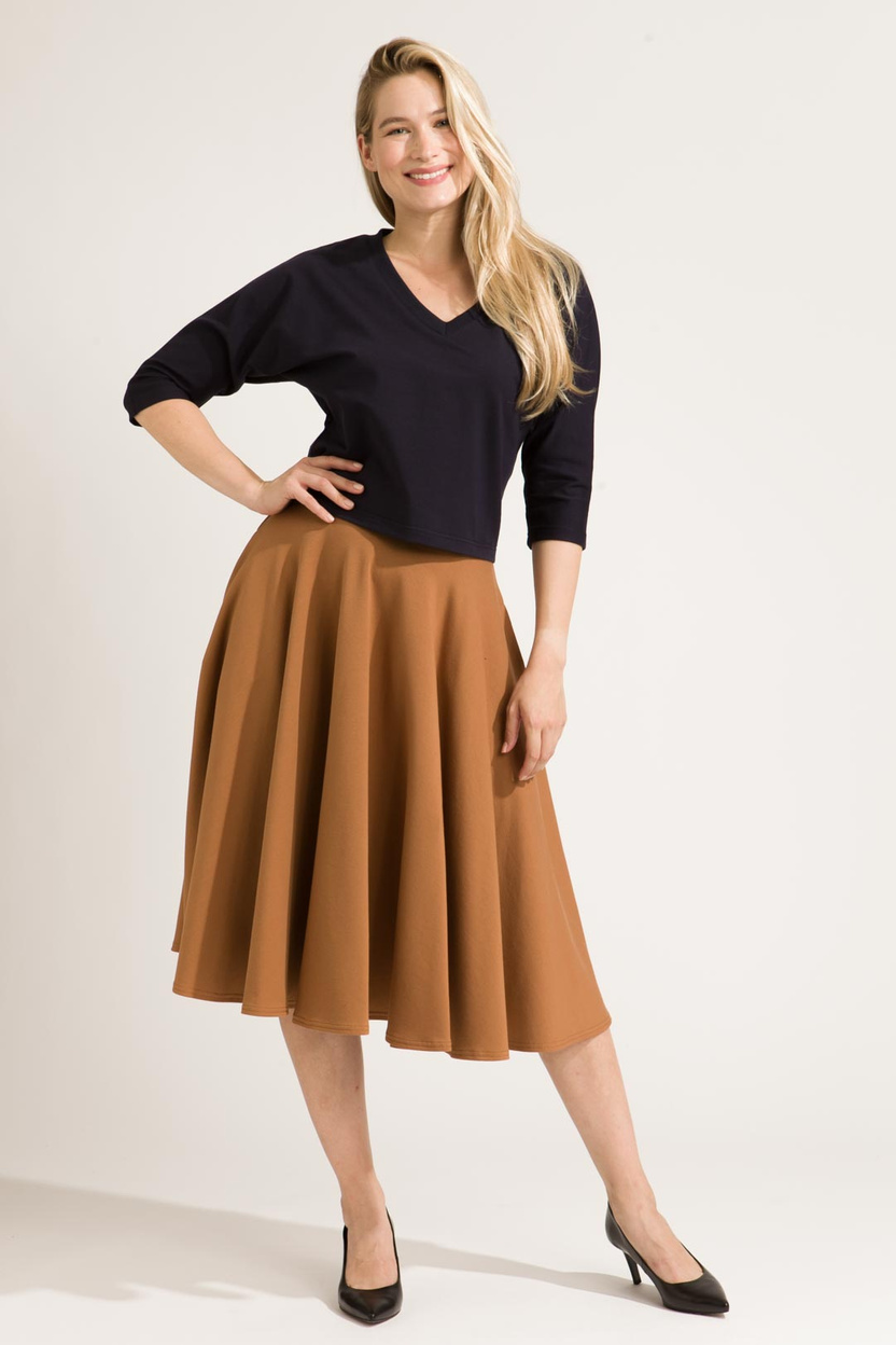 Bluzka MARENO V-neck navy -25%