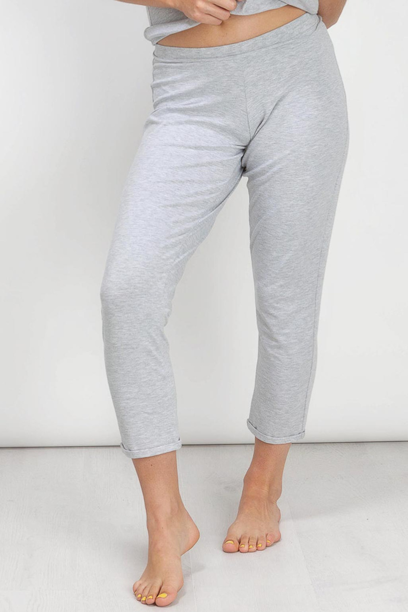 Spodnie Tebe grey melange -30%