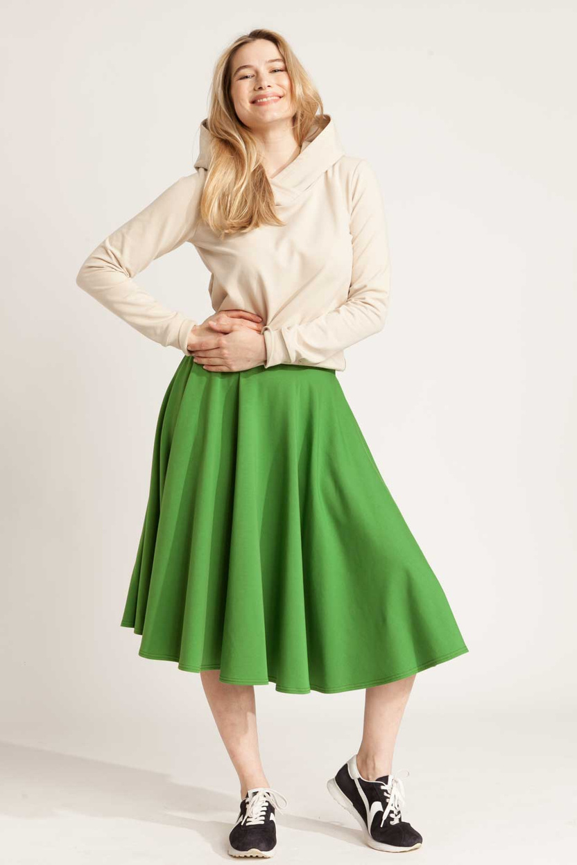 Spódnica NANCY MIDI green -30%