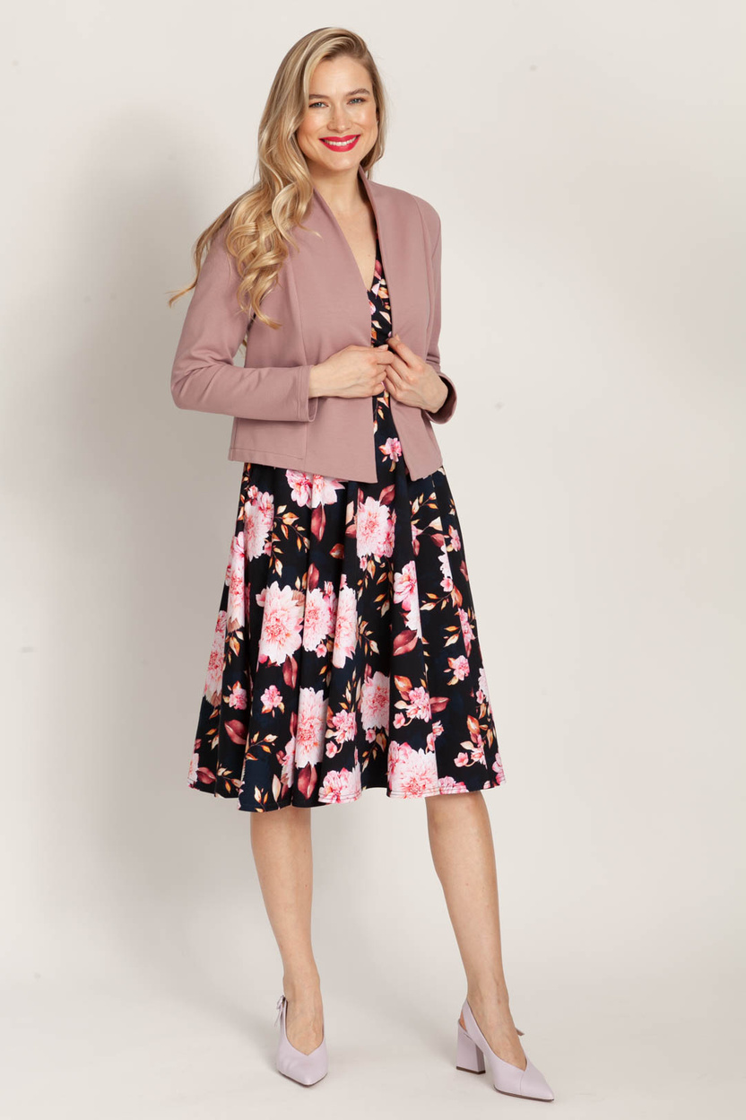 Sukienka AURA MIDI print dalie -30%
