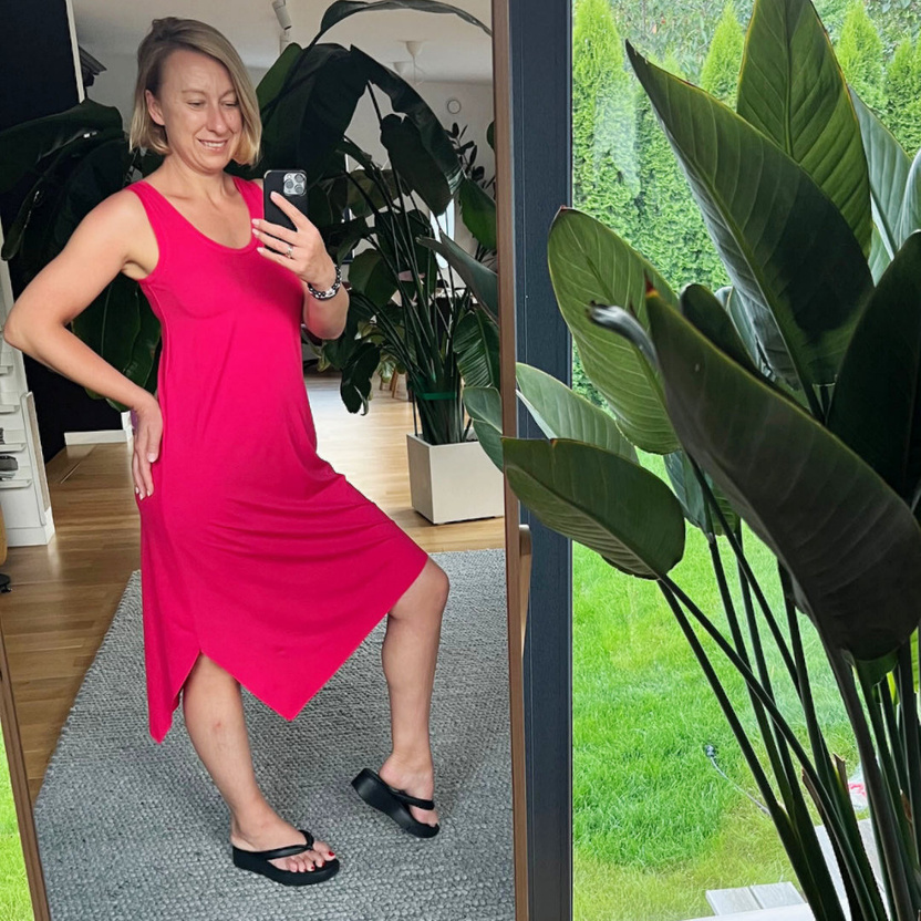 Sukienka AYA viva magenta -20%