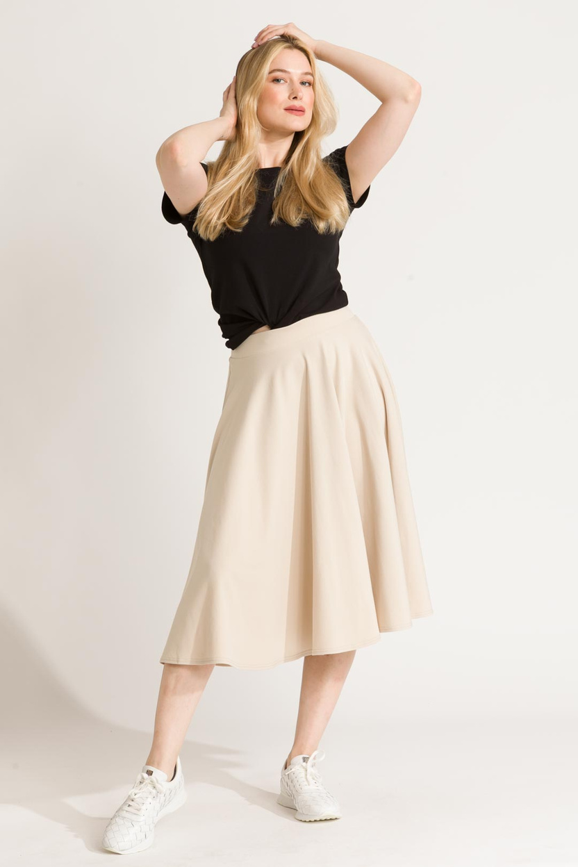 Spódnica NANCY MIDI beige -30%