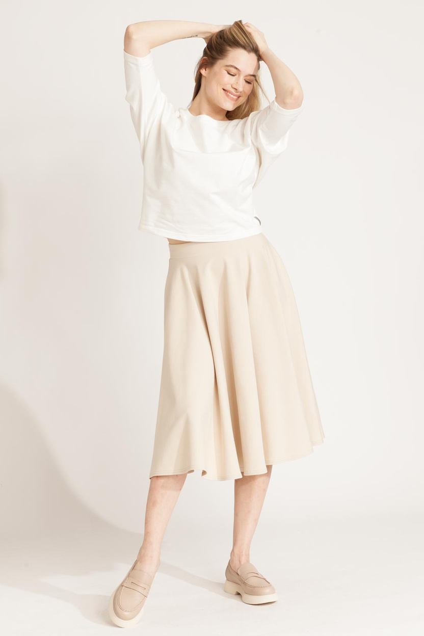 Spódnica NANCY MIDI beige -30%