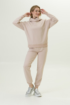 Bluza z kapturem LANA milky coffee