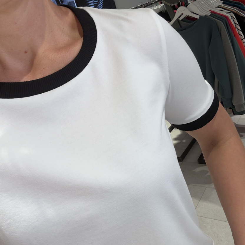 T-shirt COCO śmietankowa biel limitowana