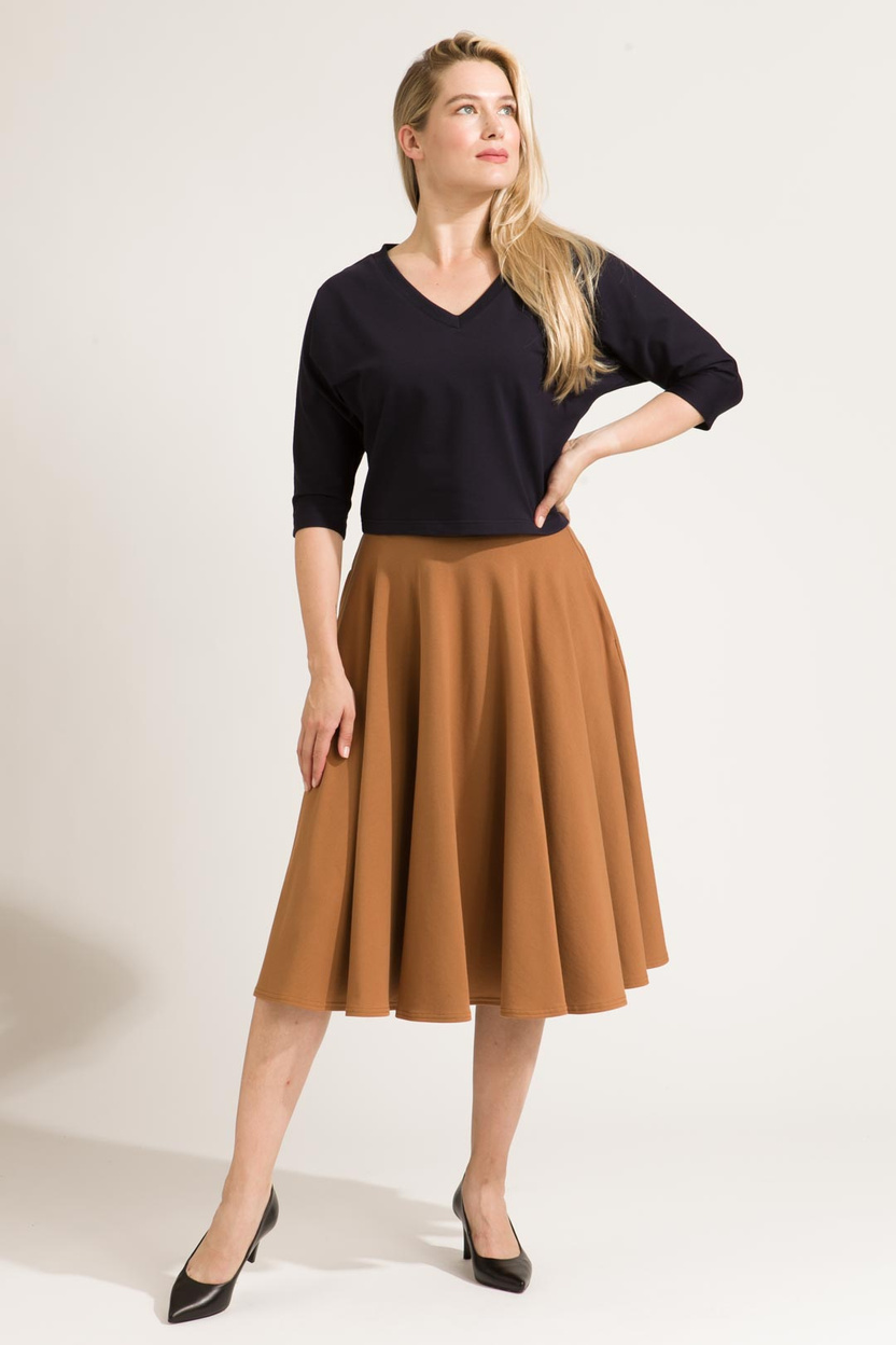 Bluzka MARENO V-neck navy -25%