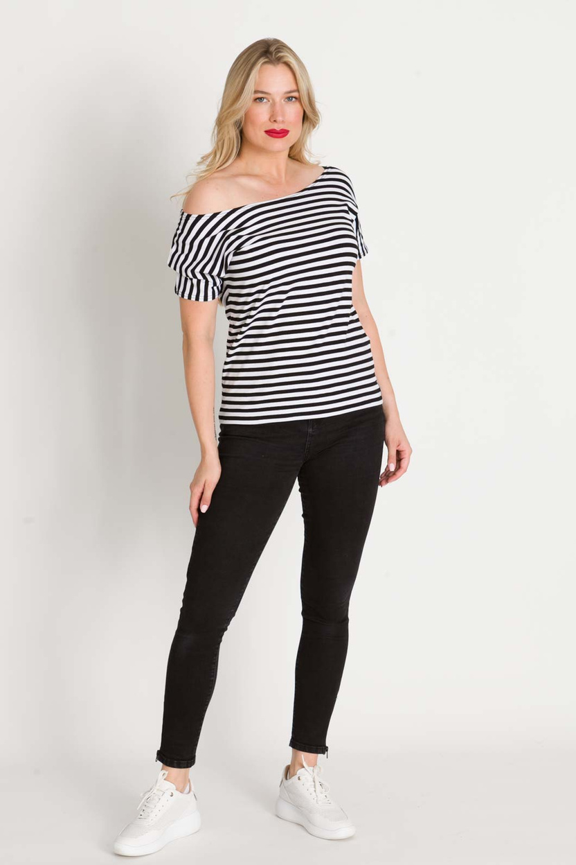 Bluzka Sara paski black - white limitowana
