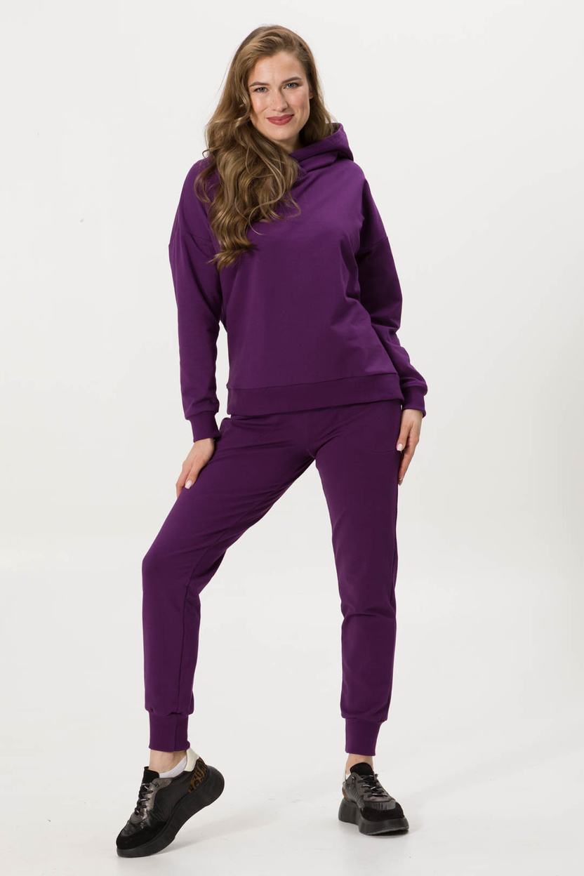 Bluza z kapturem LANA śliwka -20%