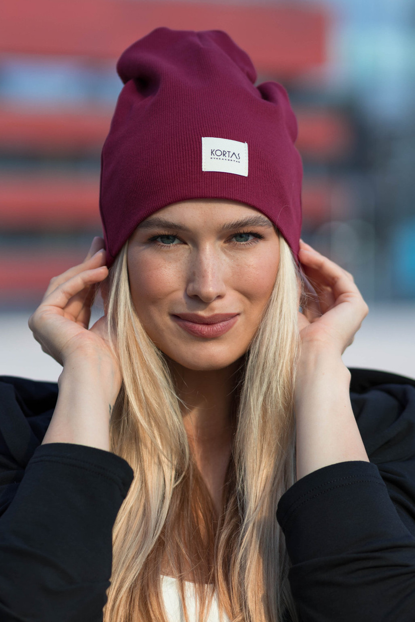 Czapka HANKO bordo -30%