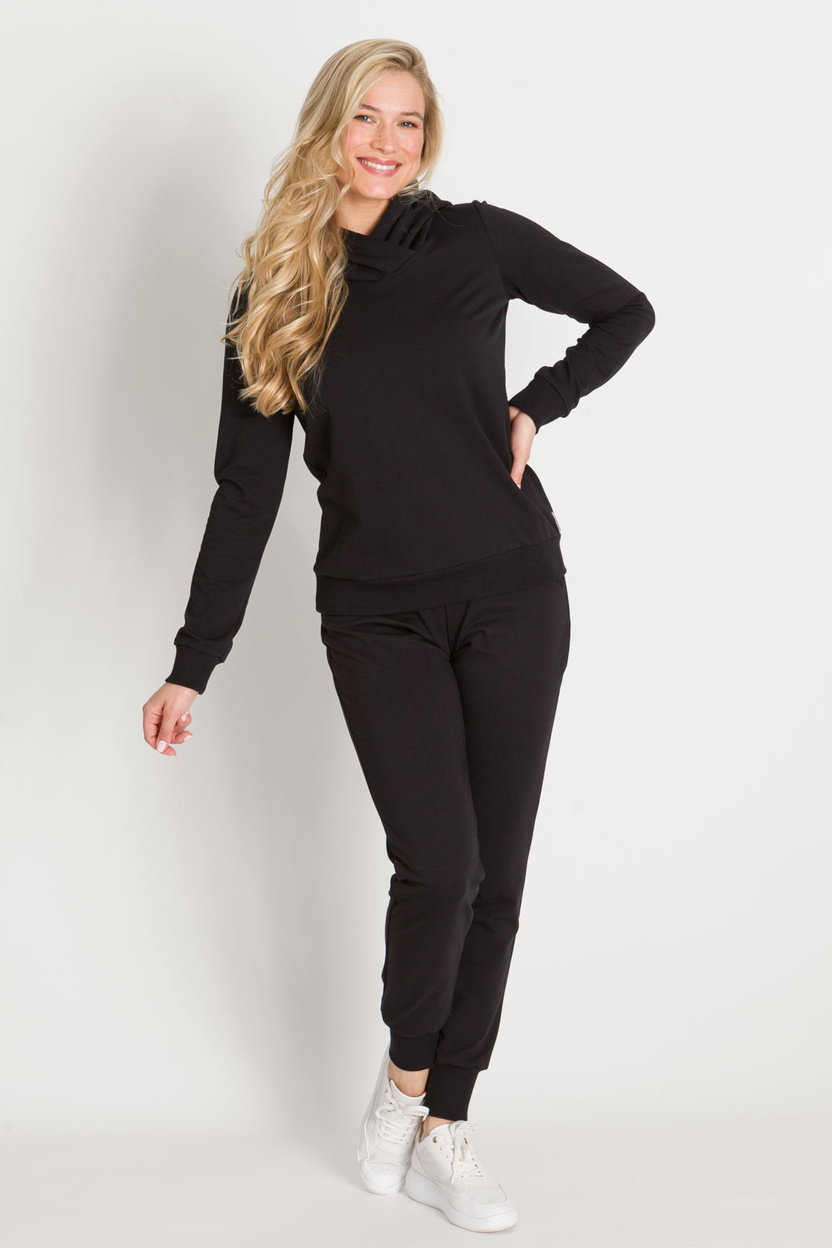 Bluza z kapturem LOTTA czarna