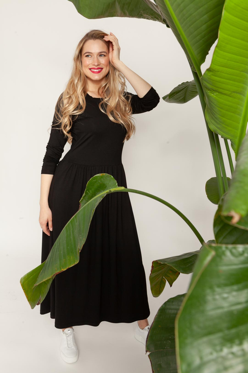 Sukienka ALANA maxi black -34%