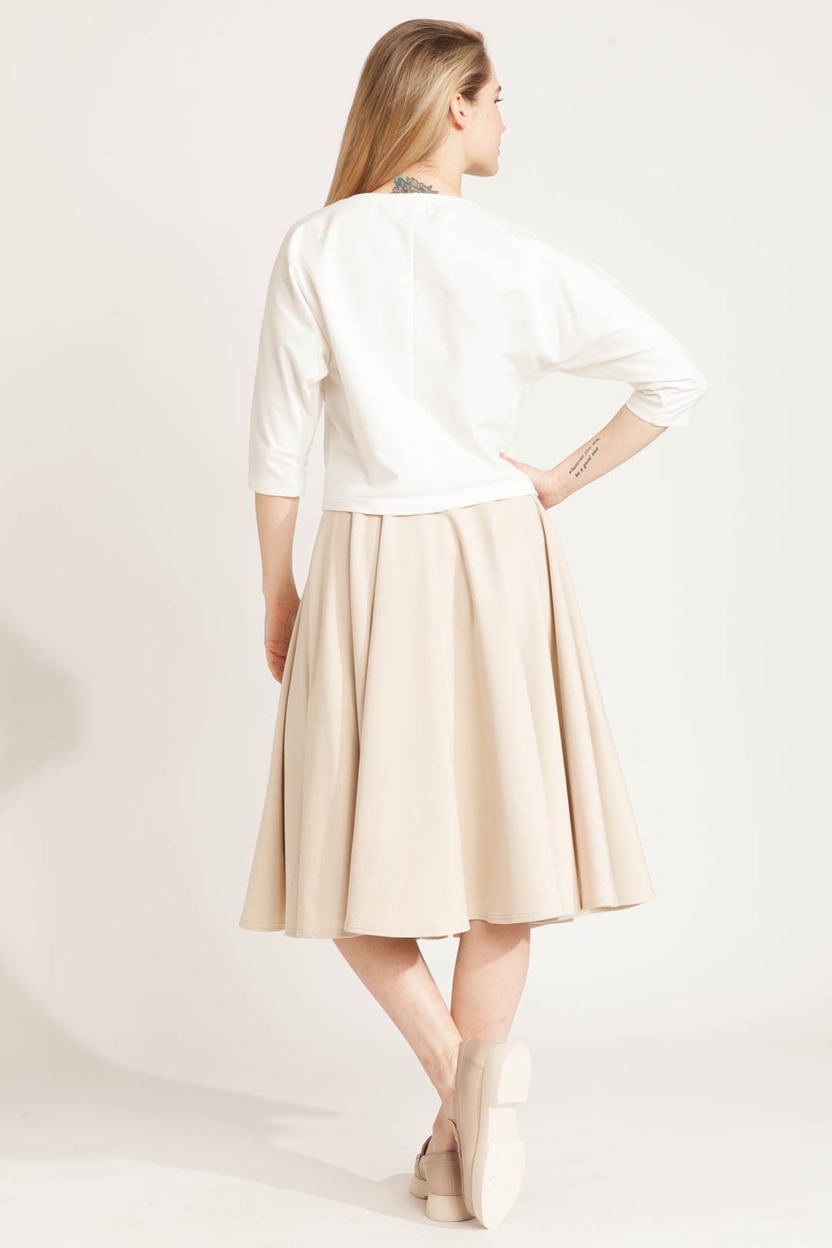 Spódnica NANCY MIDI beige -30%