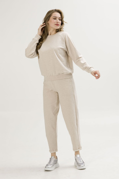 Bluza MINA beżowy melanż -20%