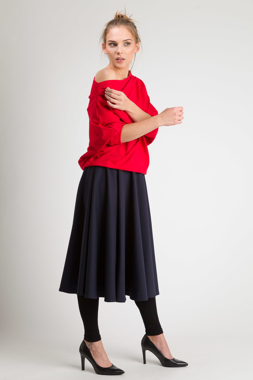 Spódnica NANCY MIDI navy blue -30%