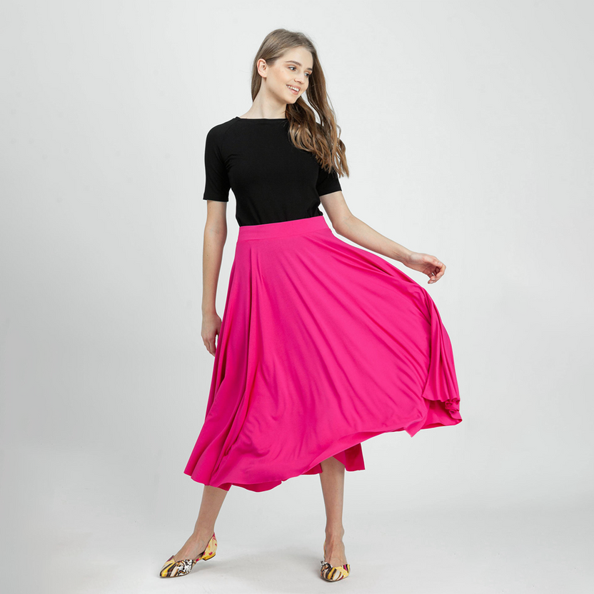 Spódnica z koła LONNA pink