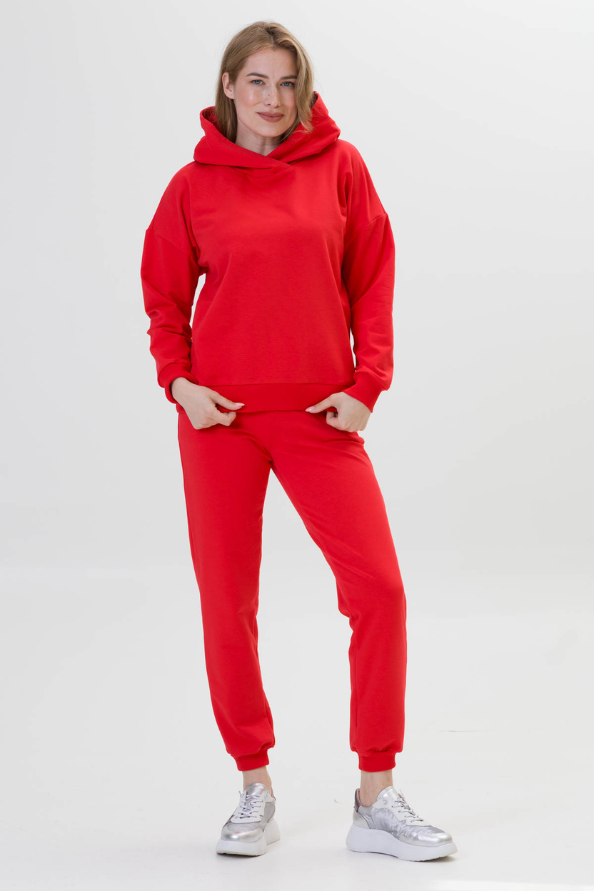 Bluza z kapturem LANA czerwona