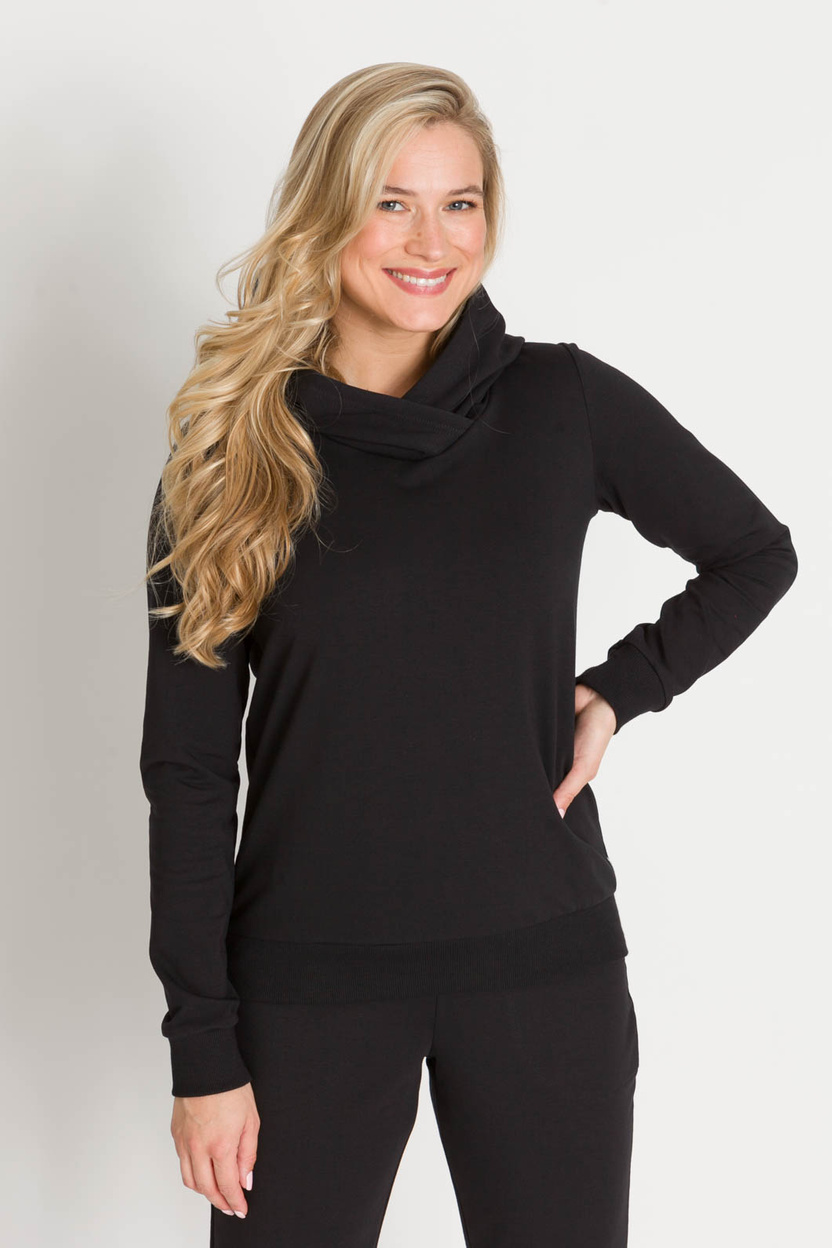Bluza z kapturem LOTTA czarna