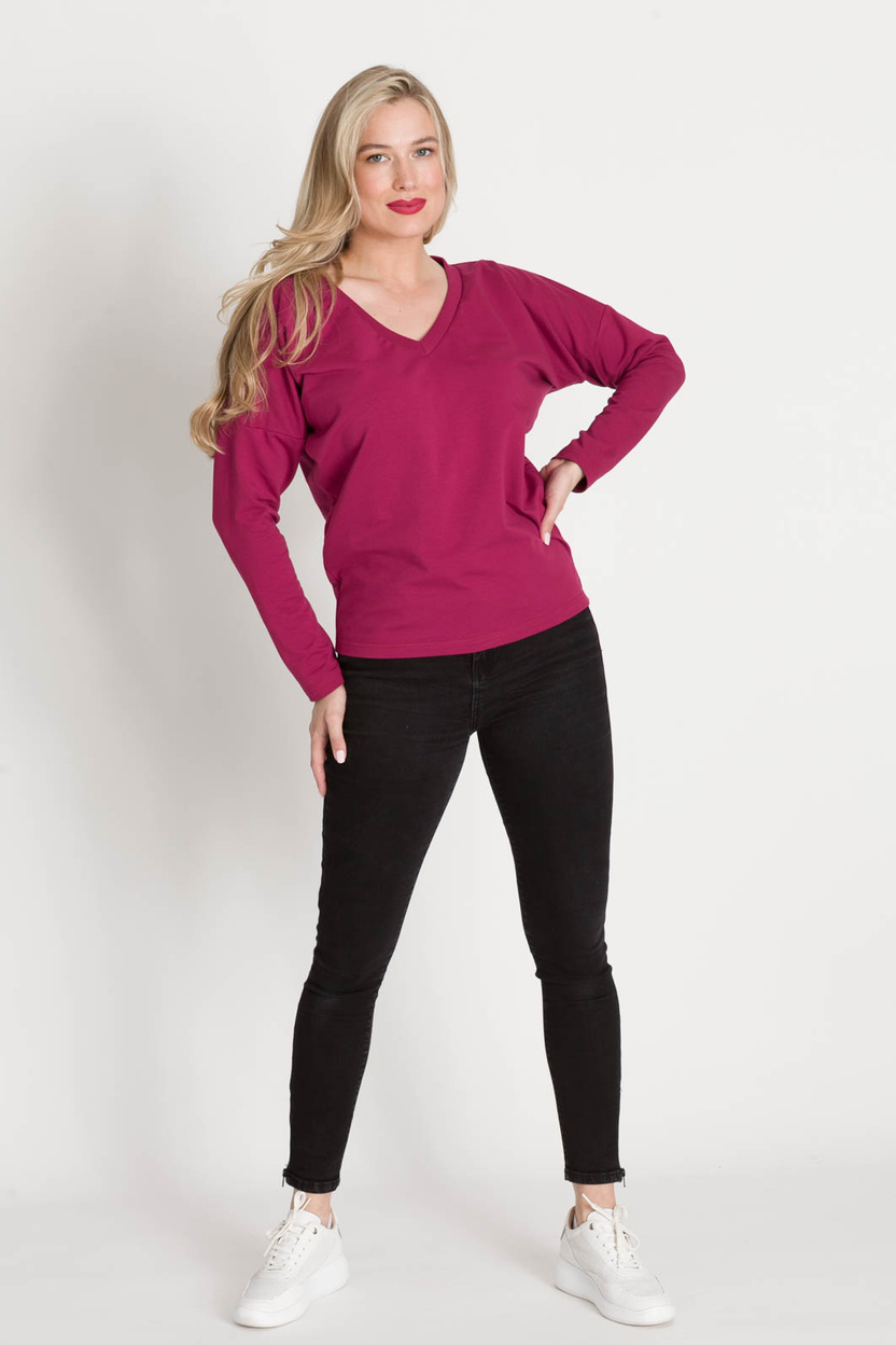 Bluza SIGMA wiśnia -20%
