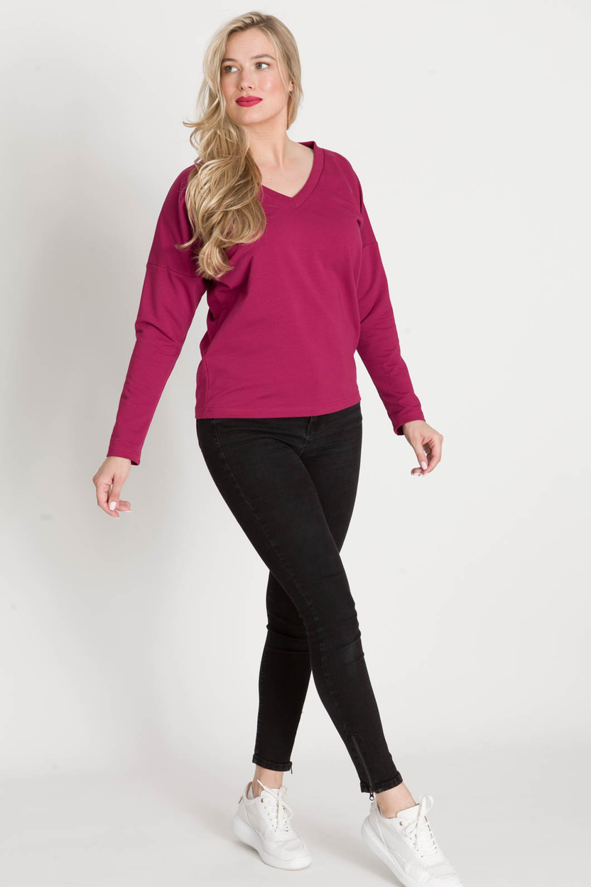 Bluza SIGMA wiśnia -20%