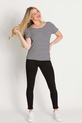Bluzka Sara paski black - white limitowana