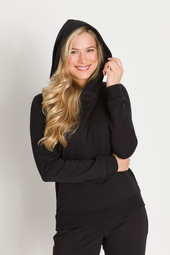 Bluza z kapturem LOTTA czarna