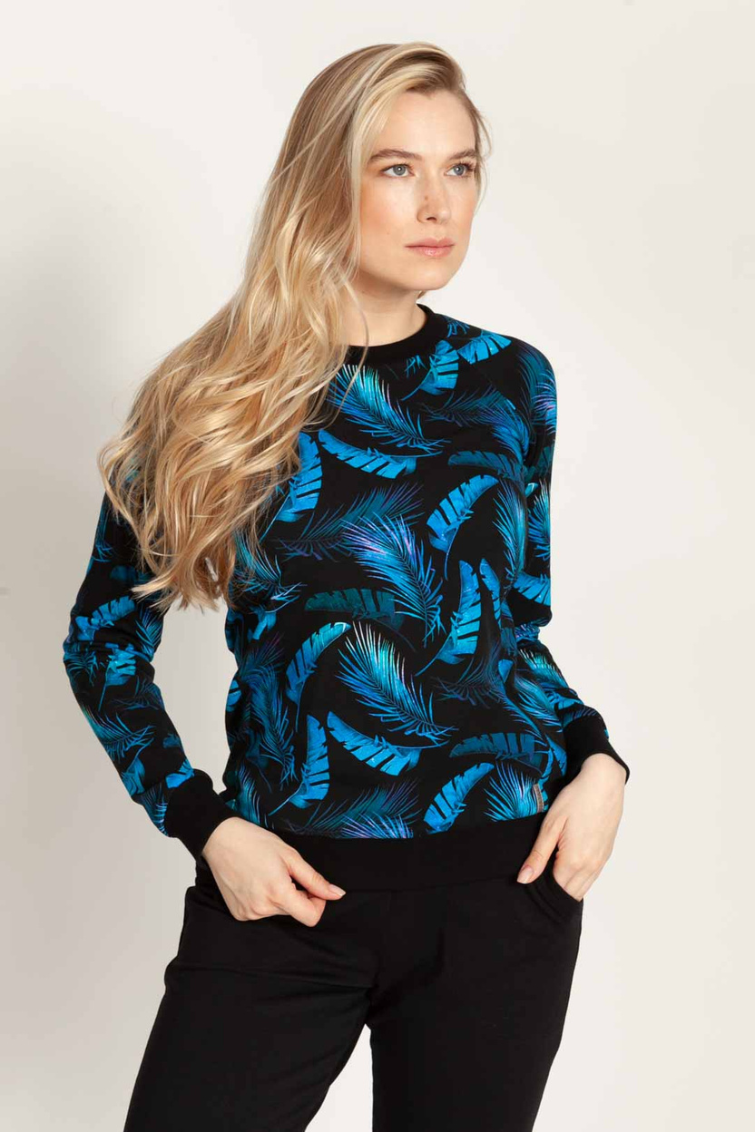 Bluza HEMES print pióra -30%