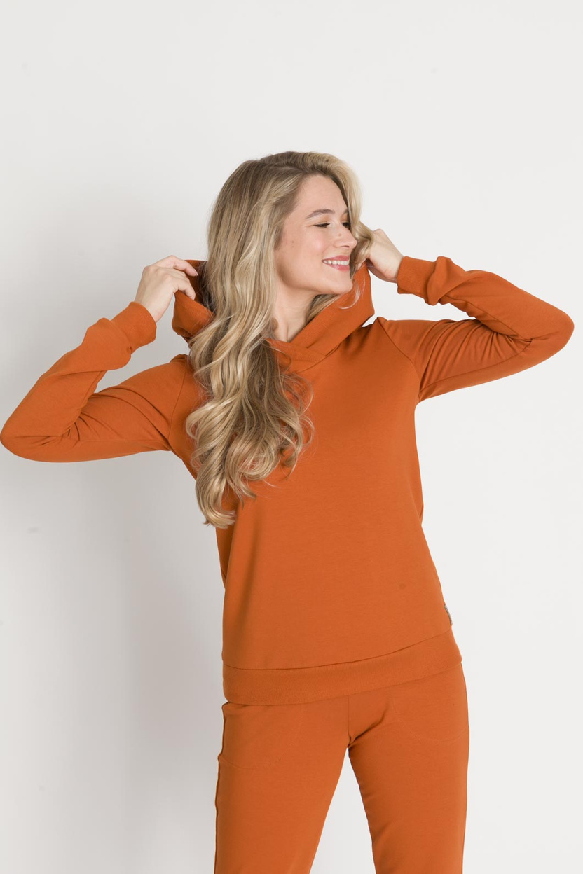 Bluza z kapturem LOTTA pomarańcza