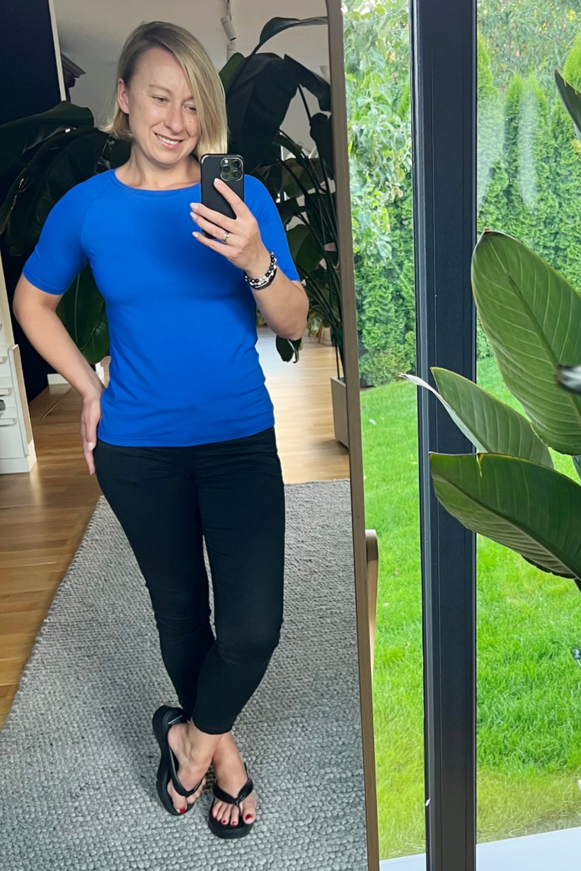 Bluzka AGNES indygo -30%
