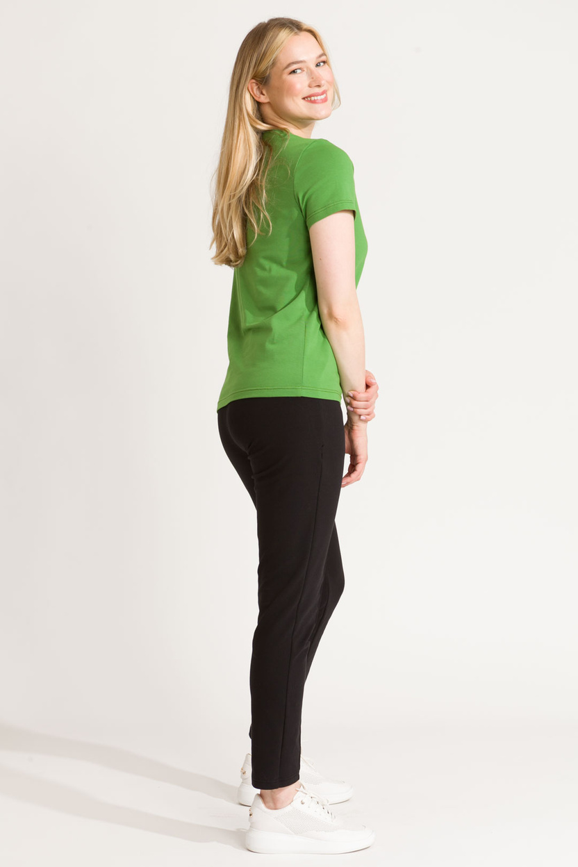 Bluzka Boni V-neck green -40%