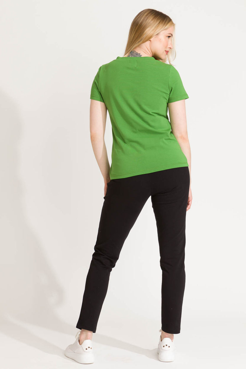 Bluzka Boni V-neck green -40%