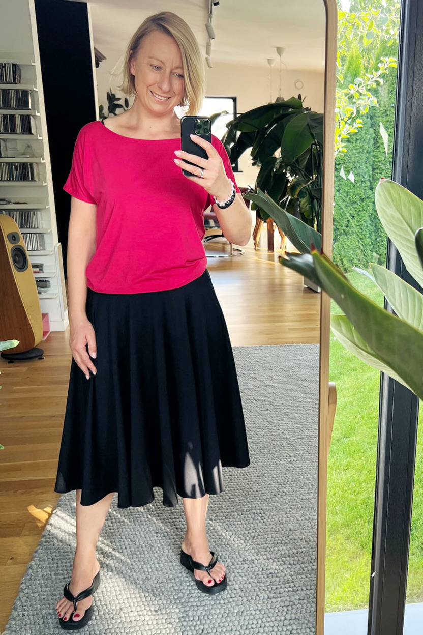 Bluzka Sara viva magenta