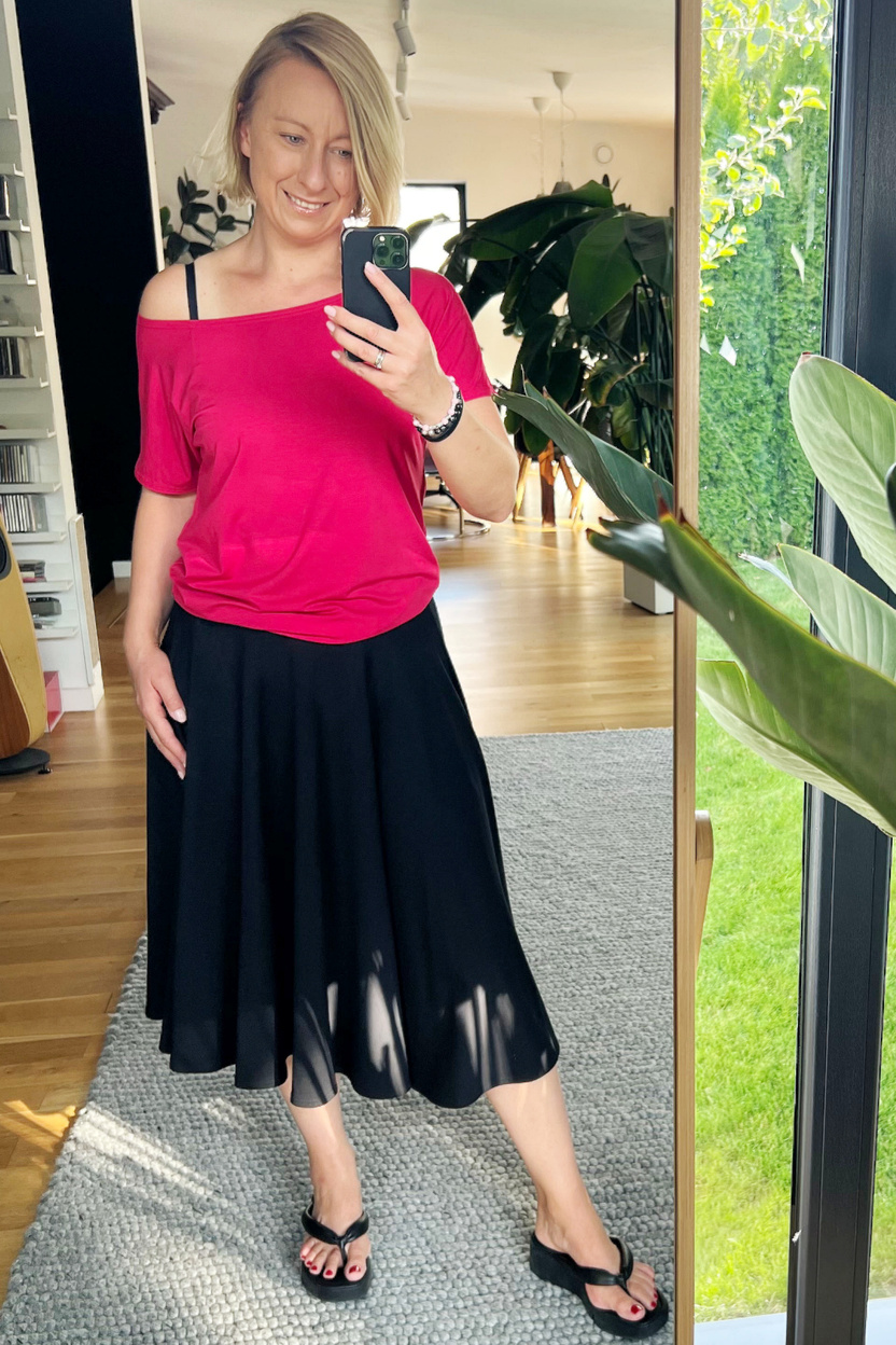 Bluzka Sara viva magenta