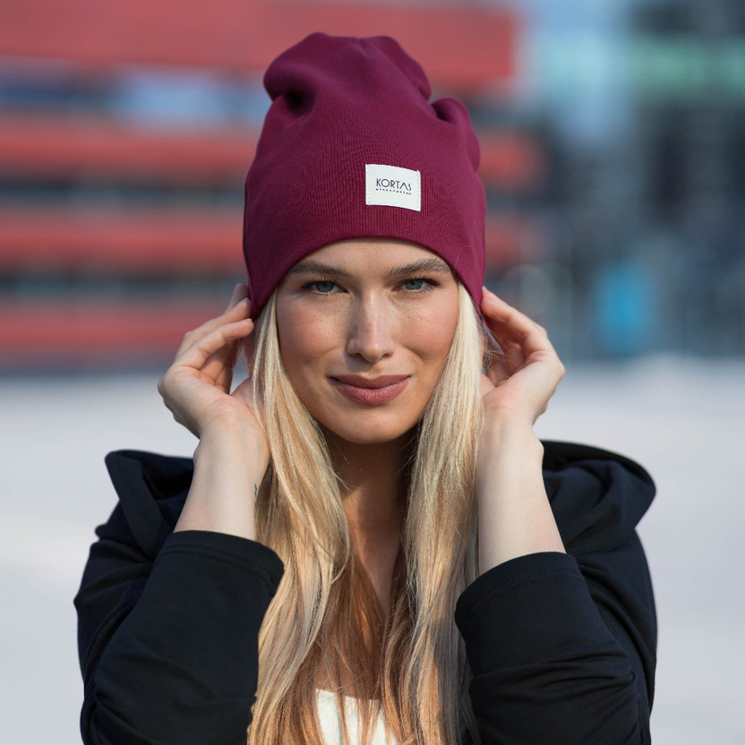 Czapka HANKO bordo -20%