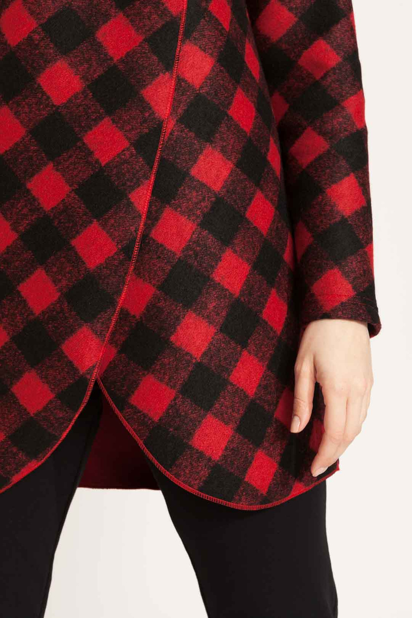 Kardigan PARANA WOOL red-black -30%