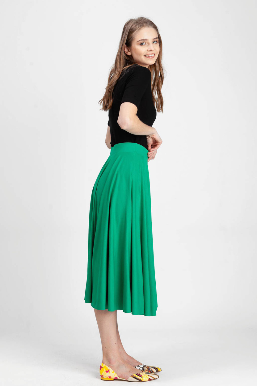 Spódnica z koła LONNA green