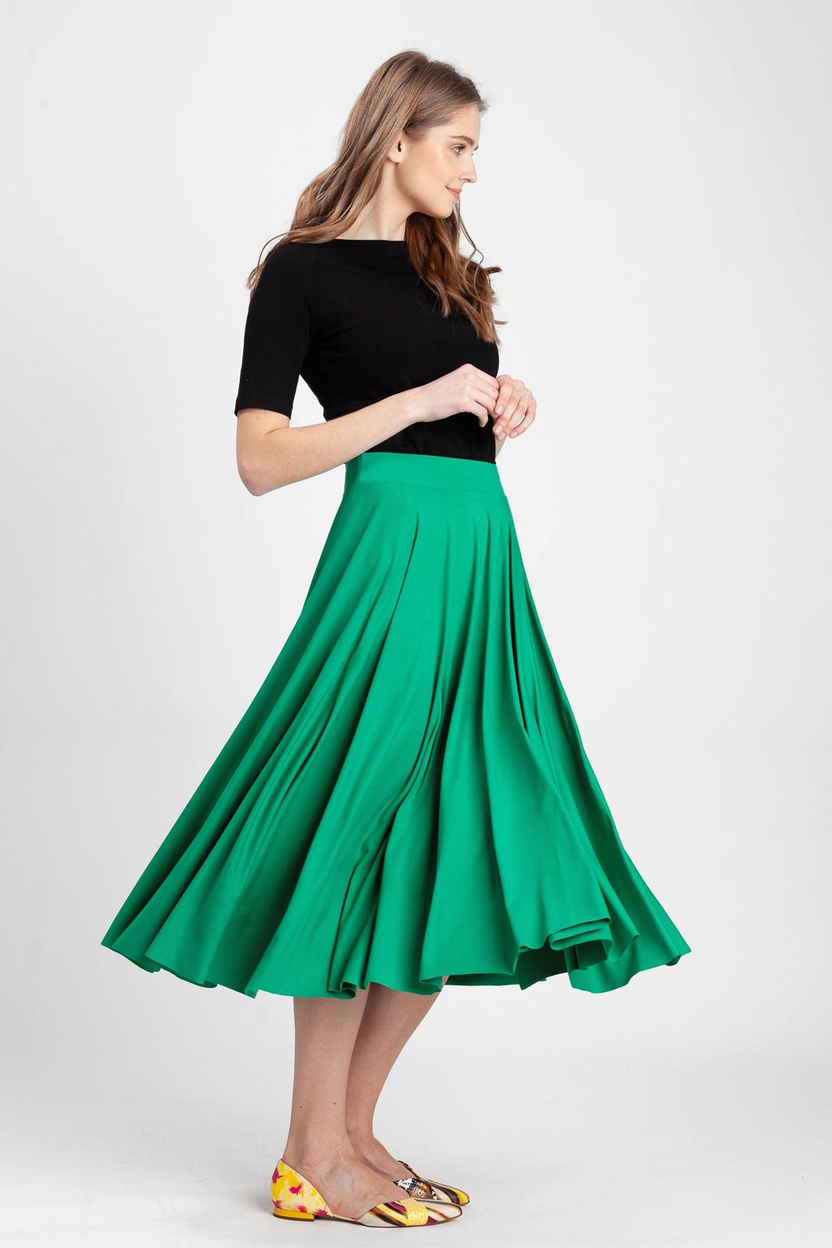 Spódnica z koła LONNA green