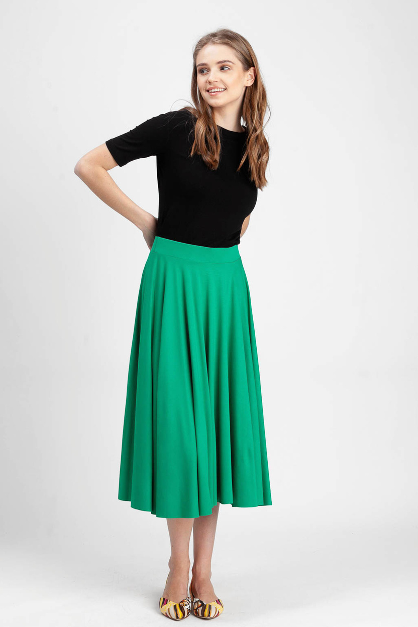 Spódnica z koła LONNA green